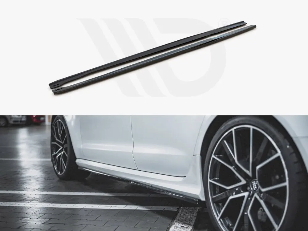 Maxton Design Side Skirts Diffusers V2 Audi Rs6 C7 (2013-2017) 1