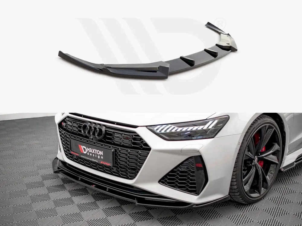 Maxton Design Front Splitter V1 Audi Rs6 C8 / Rs7 C8 (2019-) 1