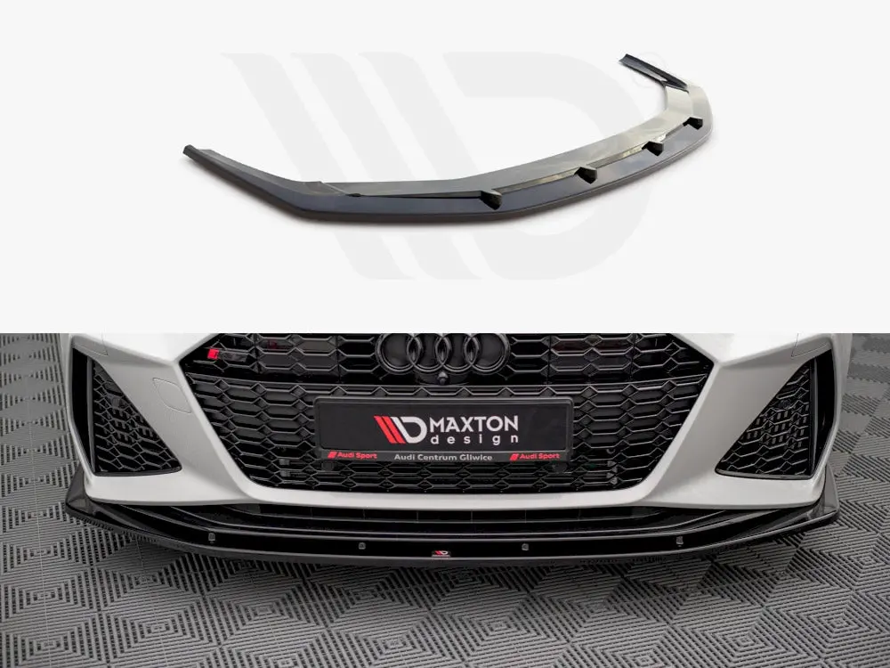 Maxton Design Front Splitter V2 Audi Rs6 C8 / Rs7 C8 (2019-) 1