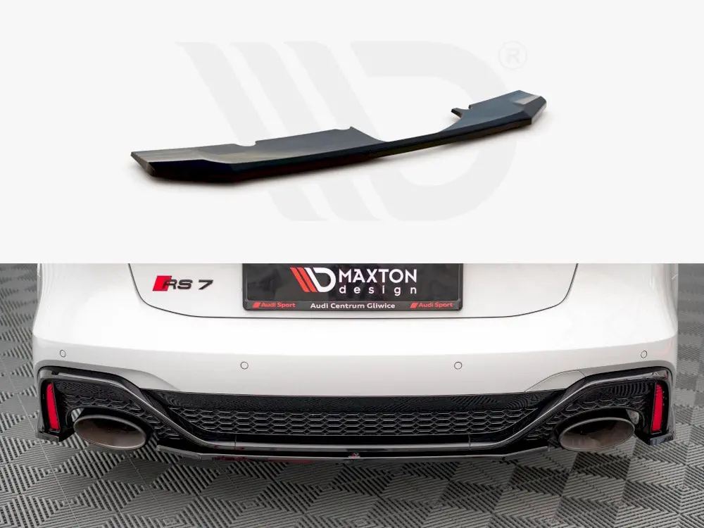 Maxton Design Central Rear Splitter Audi Rs6 C8 / Rs7 C8 (2019-) 1