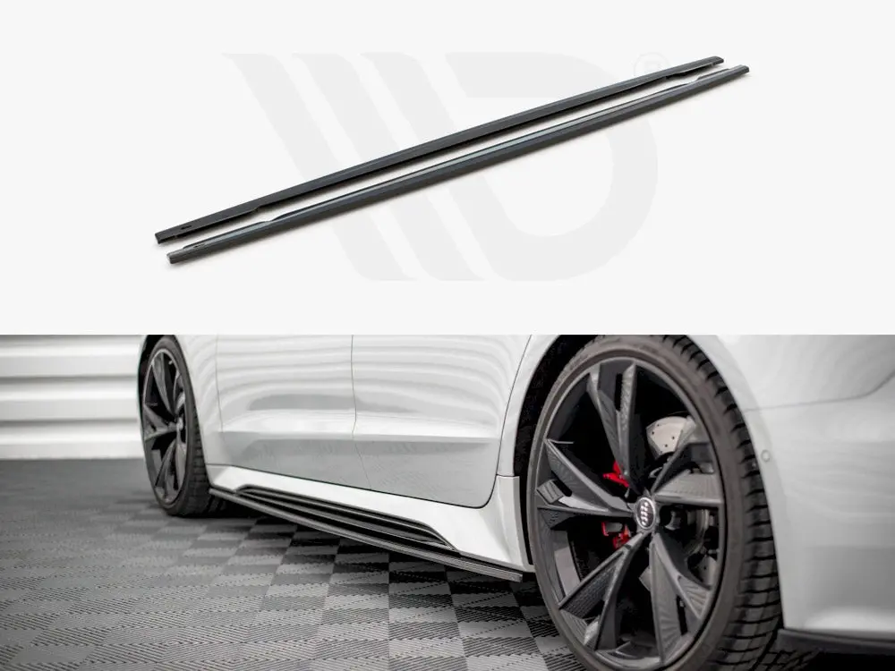 Maxton Design Side Skirts Splitters V2 Audi Rs6 C8 / Rs7 C8 (2019-) 1