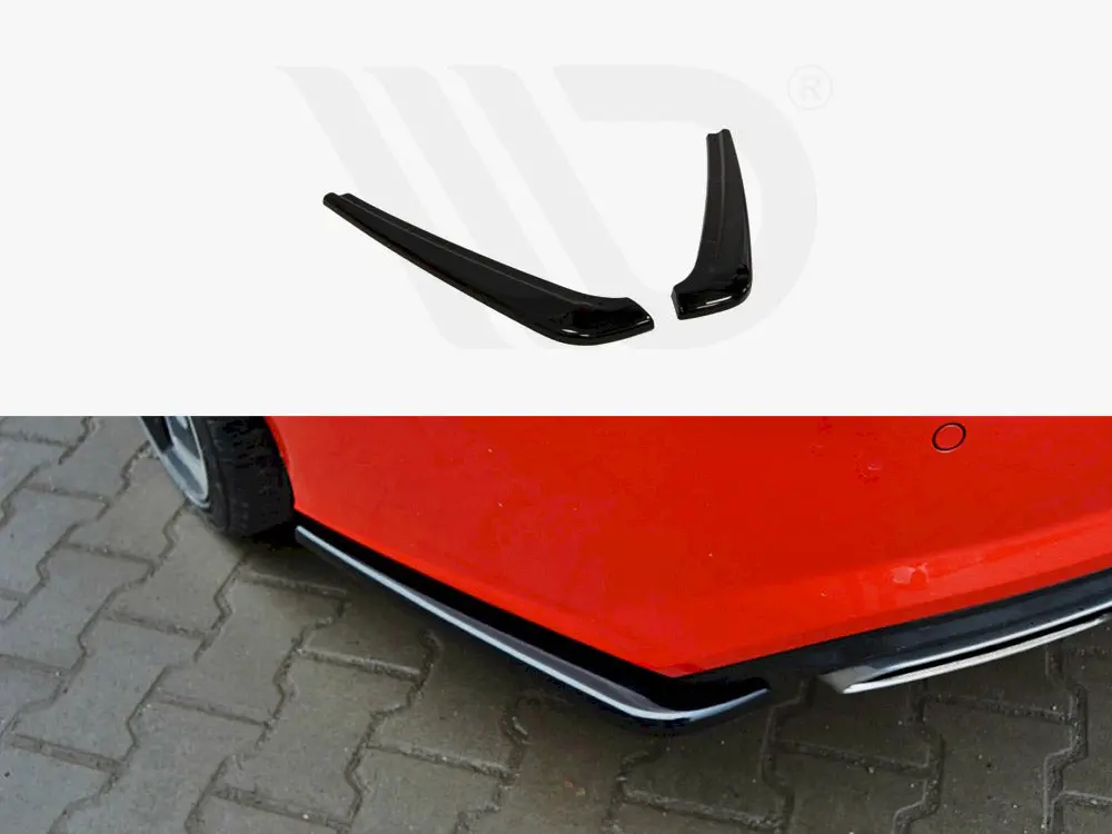 Maxton Design Rear Side Splitters Audi A7 S-Line (Facelift) (2014-2018) 1