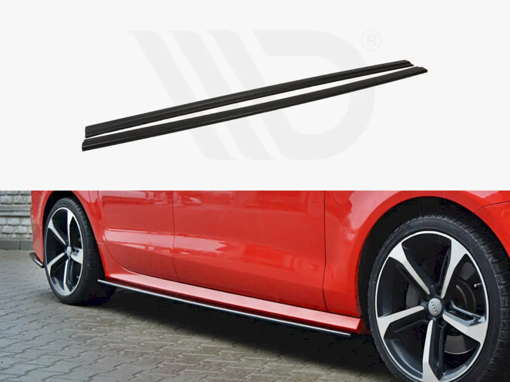 Maxton Design Side Skirts Diffusers Audi S7 / A7 S-Line C7 Fl (2014-2017) 1