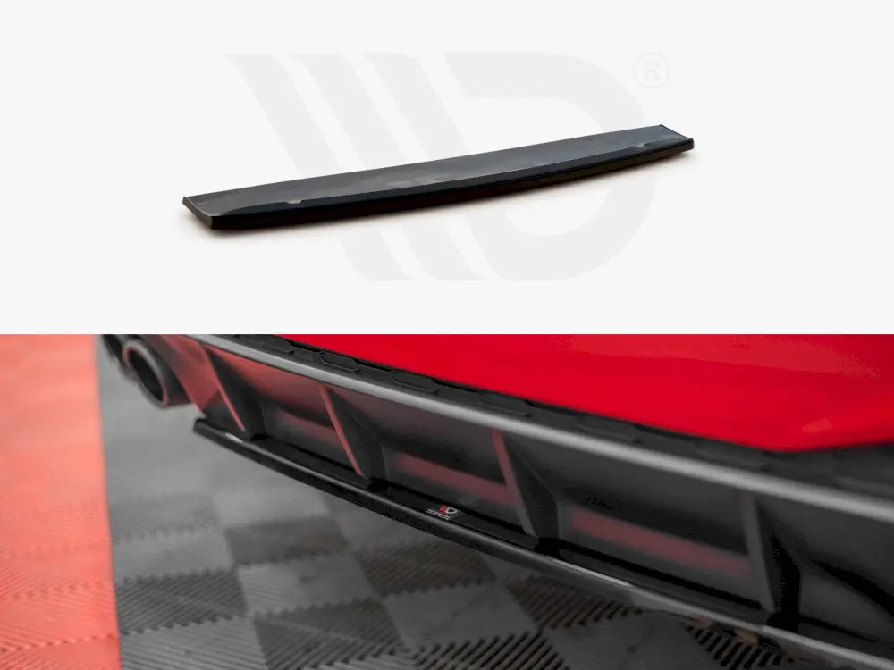 Maxton Design Central Rear Splitter Audi A7 C8 S-Line (2017-) 1