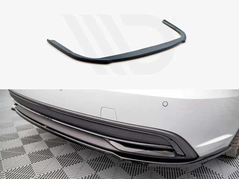 Central Rear Splitter Audi A7 C8 1