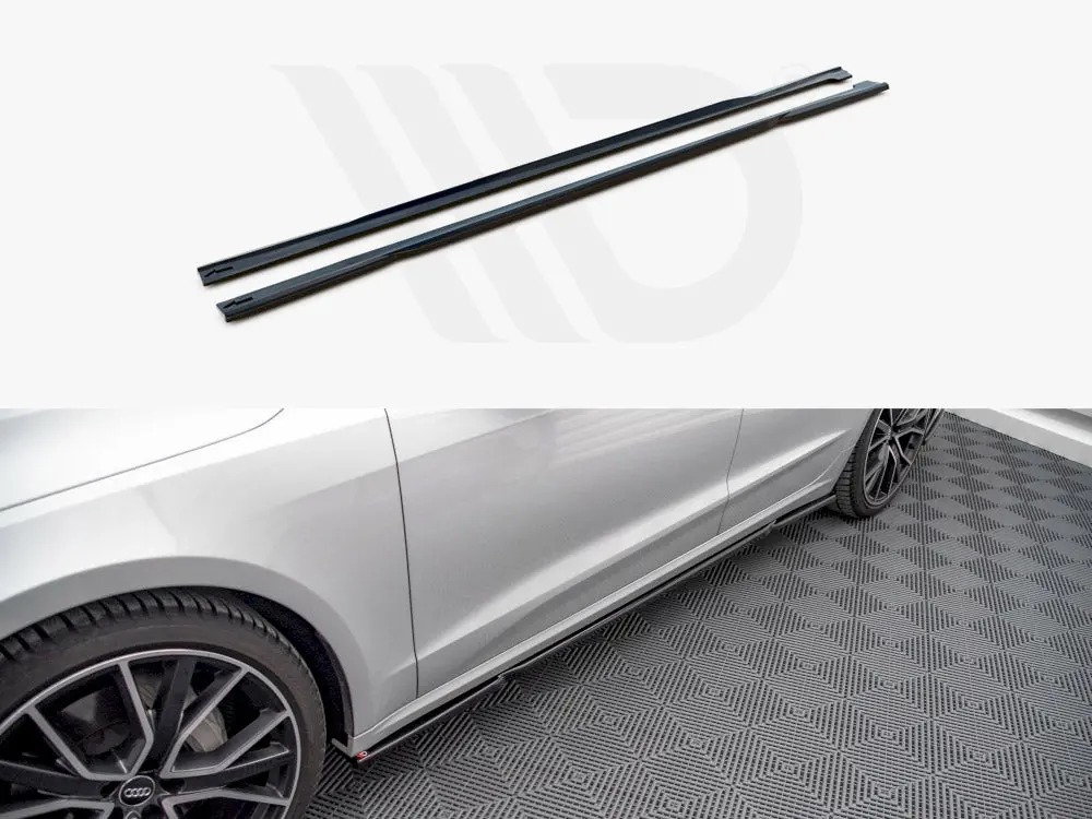Side Skirts Diffusers Audi A7 C8 (2018-) 1