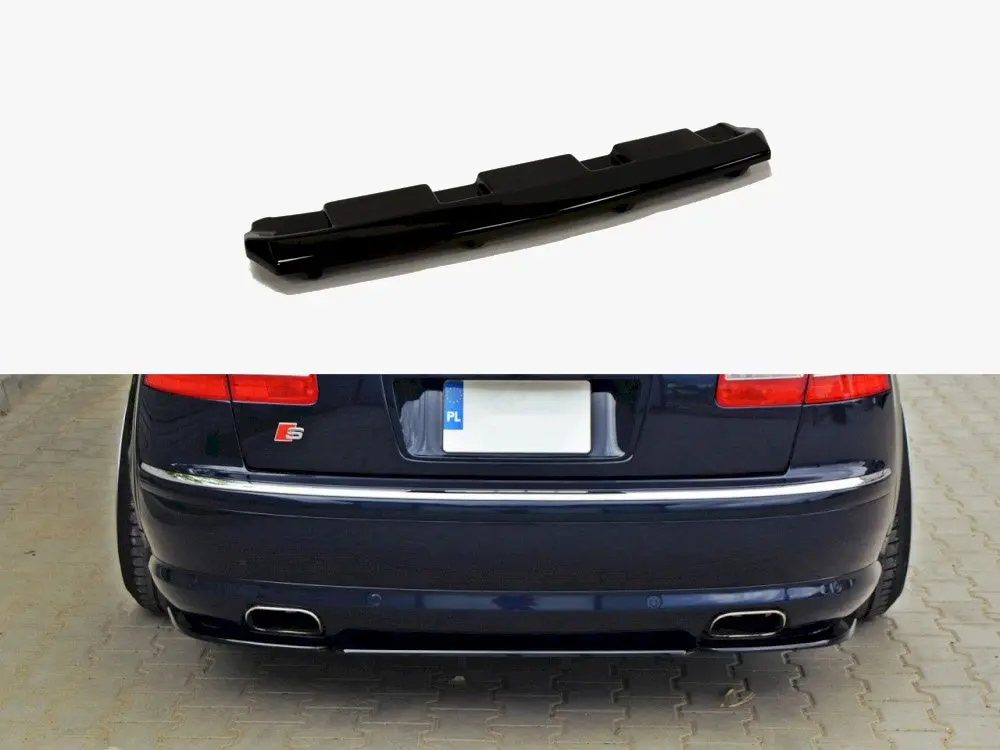 Maxton Design Rear Splitter (Vertical Bars) Audi A8 W12 D3 1