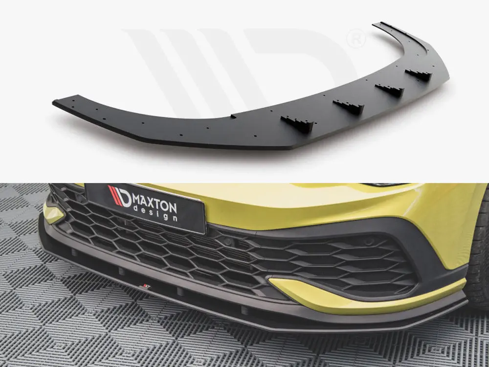 Maxton Design Racing Durability Front Splitter Vw Golf 8 Gti Clubsport (2020-) 1