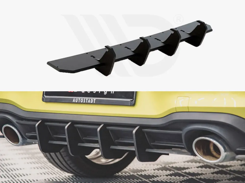 Racing Durability Rear Diffuser V1 Vw Golf 8 Gti Clubsport (2020-) 1