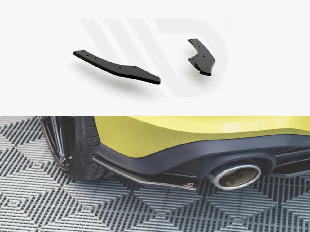 Maxton Design Racing Durability Rear Side Splitters Vw Golf 8 Gti Clubsport (2020-) 1