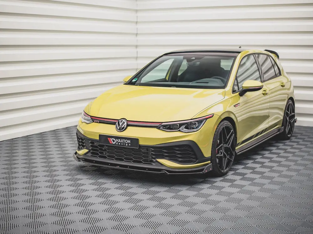 Maxton Design Front Splitter V.1 + Flaps Vw Golf 8 Gti Clubsport 2