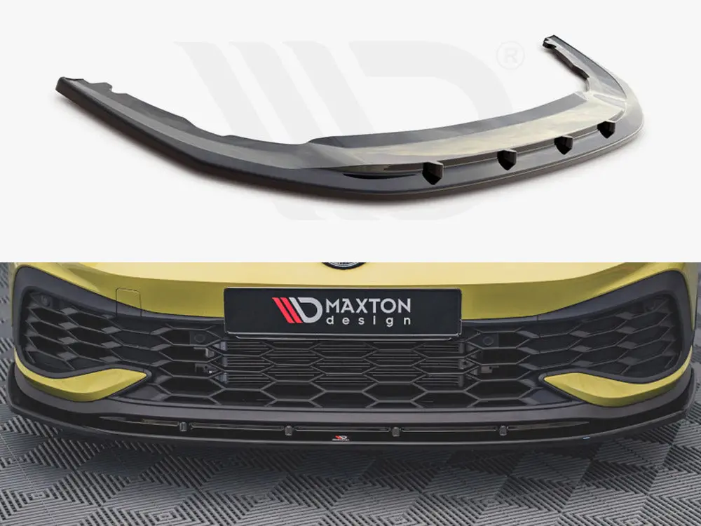 Maxton Design Front Splitter V4 Vw Golf 8 Gti Clubsport (2020-) 1