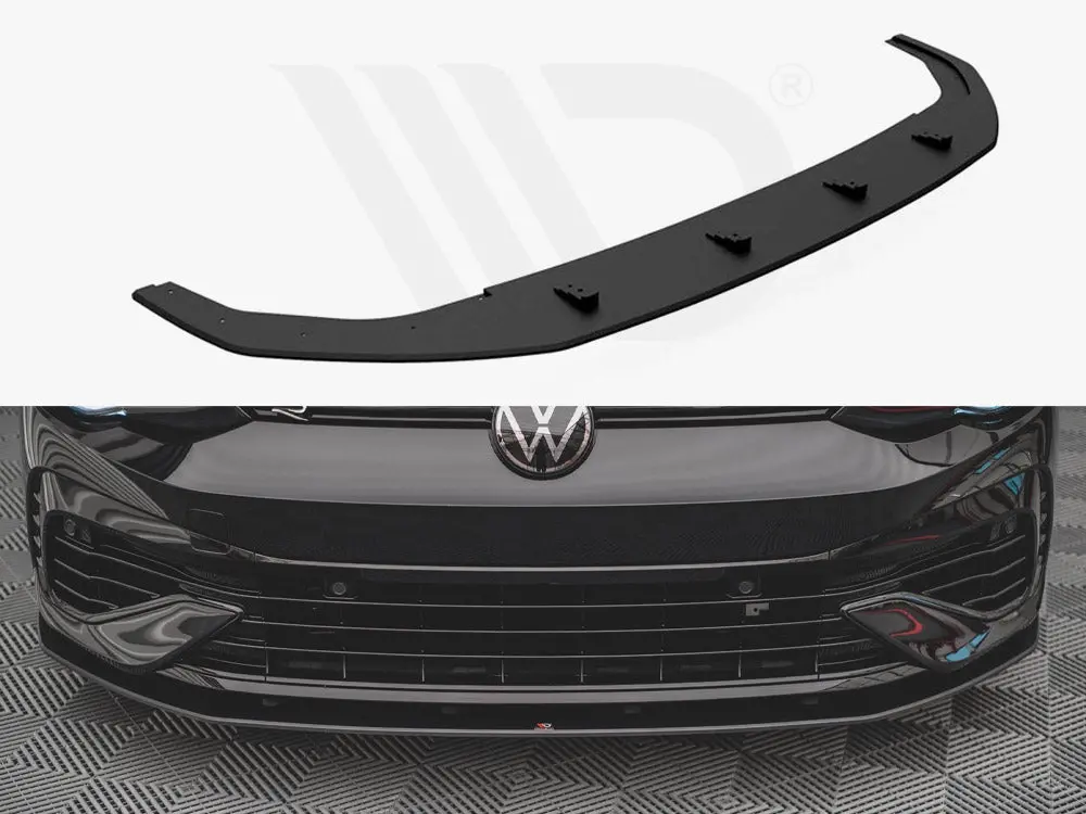 Maxton Design Street Pro Front Splitter Vw Golf R Mk8 1