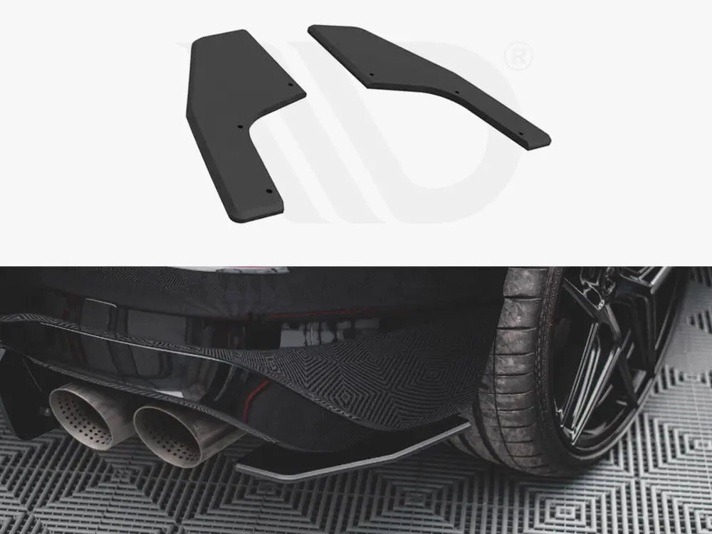 Maxton Design Street Pro Rear Side Splitters Vw Golf R Mk8 1