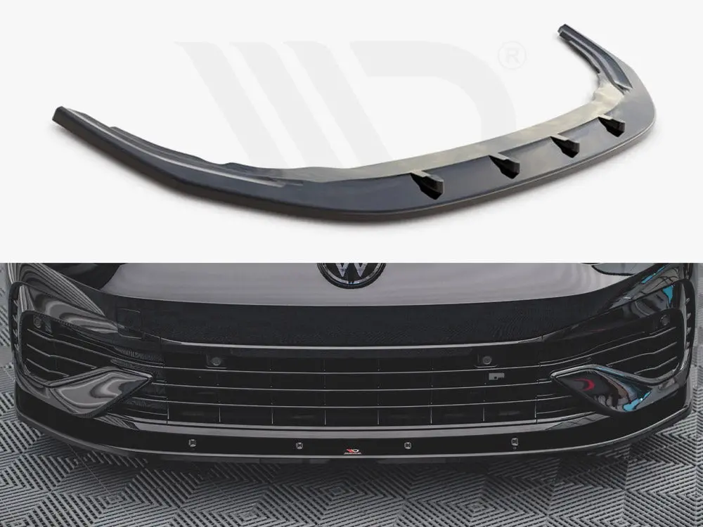 Maxton Design Front Splitter V.1 Vw Golf R Mk8 (2020-) 1