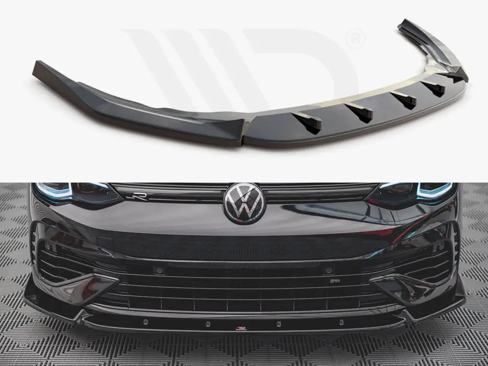 Maxton Design Front Splitter V.2 Vw Golf R Mk8 (2020-) 1