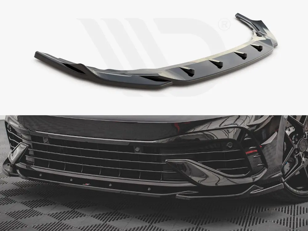 Maxton Design Front Splitter V.4 Vw Golf R Mk8 (2020-) 1