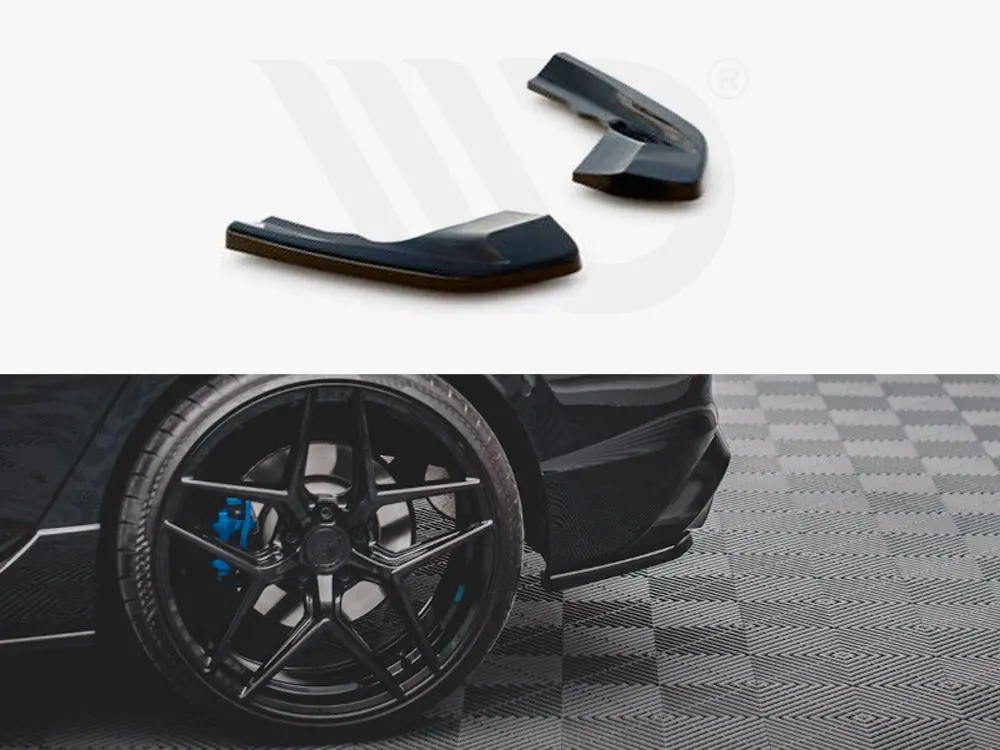 Maxton Design Rear Side Splitters V.1 Volkswagen Golf R Mk8 Facelift 1