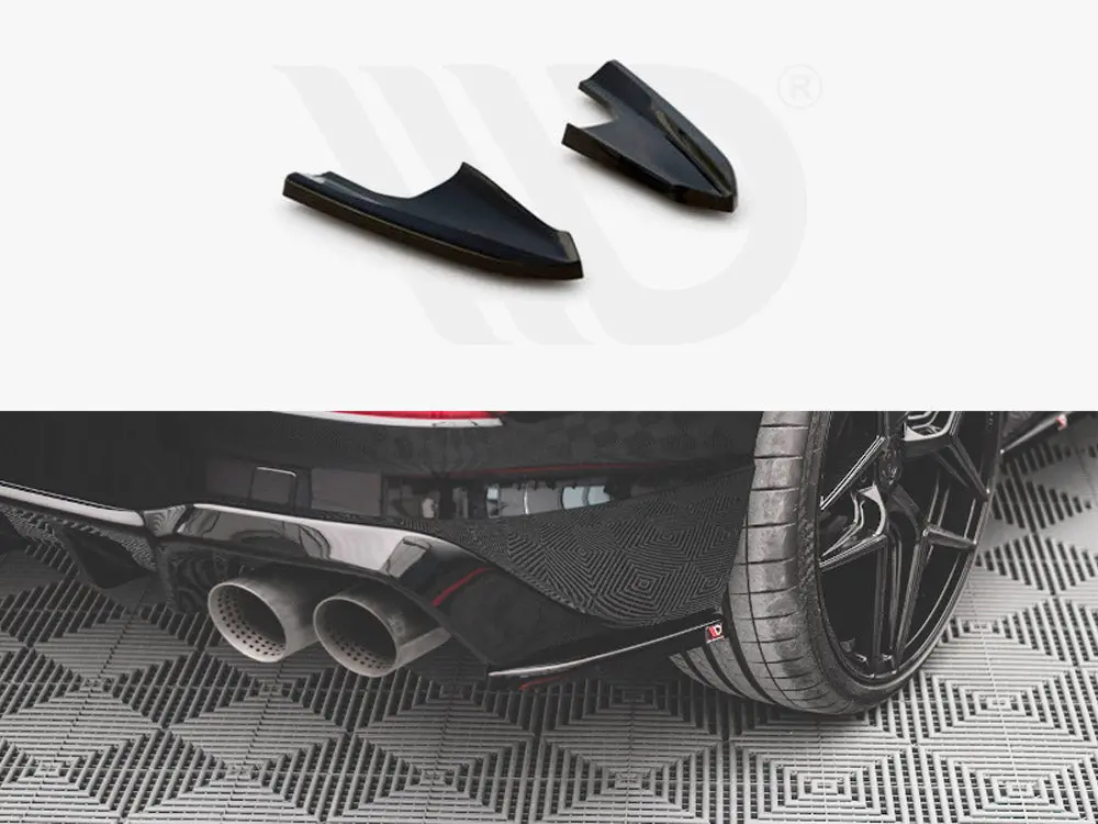Rear Side Splitters V.3 Vw Golf R Mk8 (2020-) 1