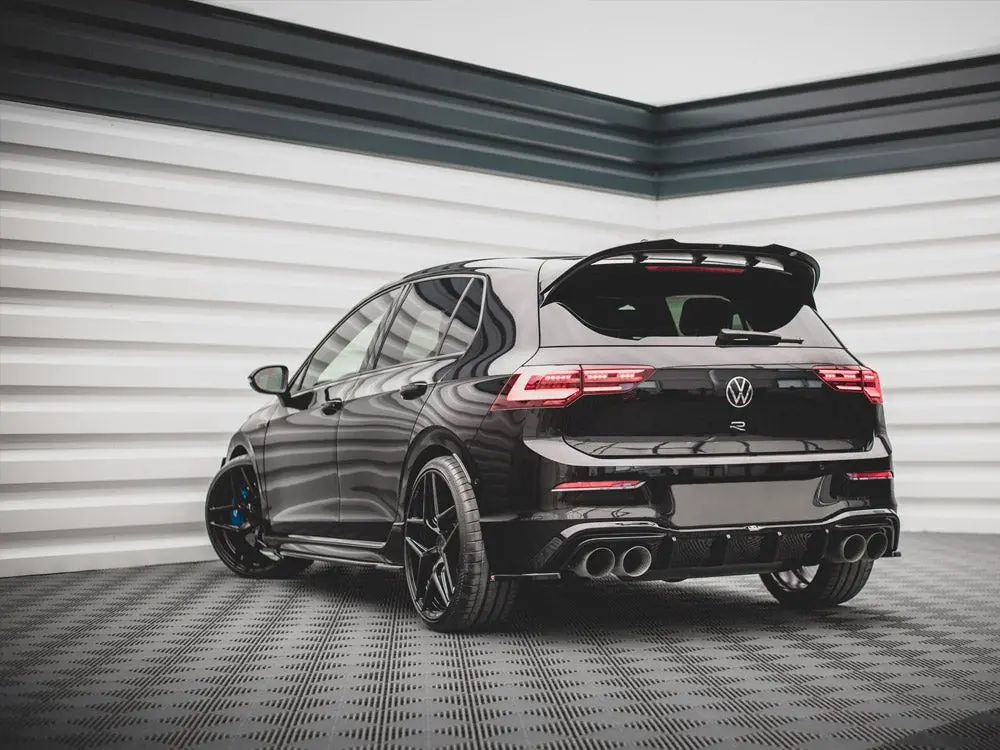 Maxton Design Rear Side Splitters V.4 Volkswagen Golf R Mk8 Facelift 2