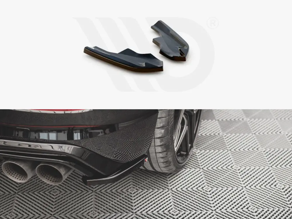 Maxton Design Rear Side Splitters V.4 Volkswagen Golf R Mk8 Facelift 1