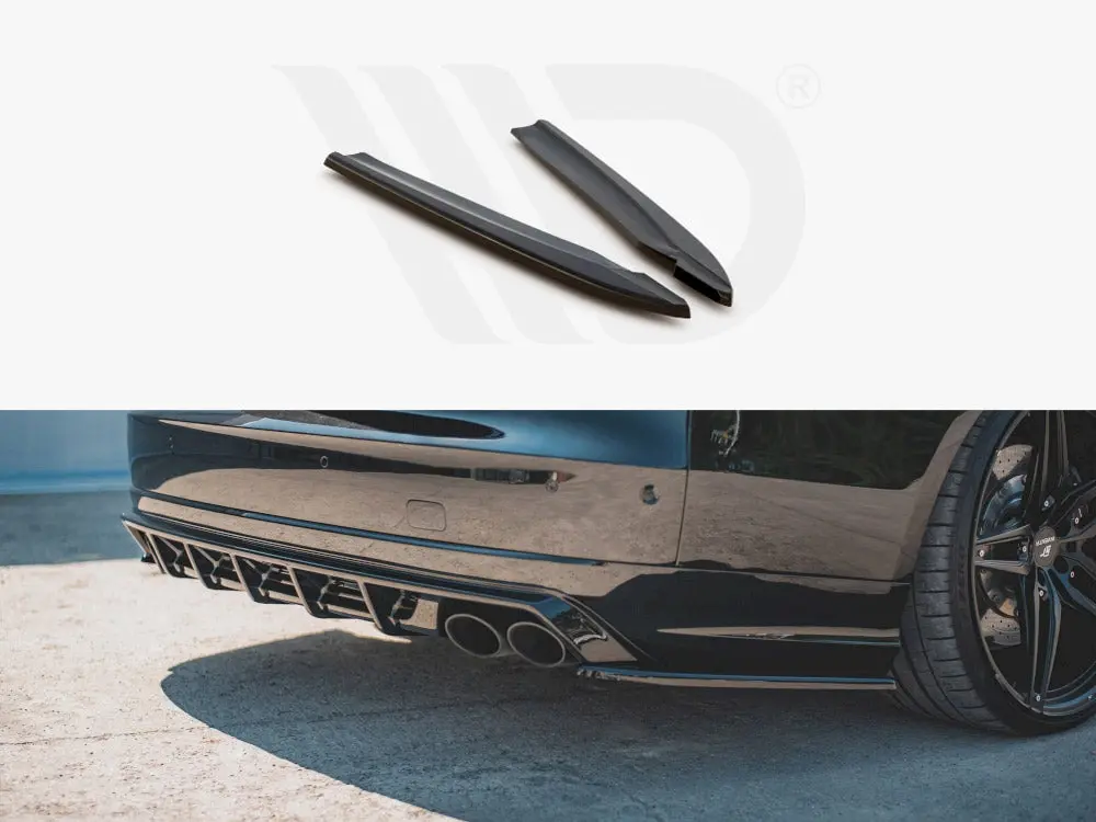 Maxton Design Rear Side Splitters V.2 Audi S8 D4 Facelift (2015-2017) 1