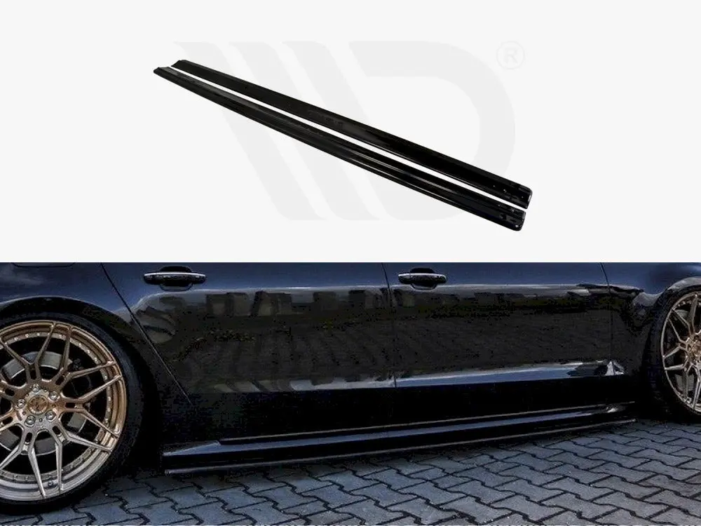 Side Skirts Diffusers Audi S8 D4 Fl (2015-2017) 1
