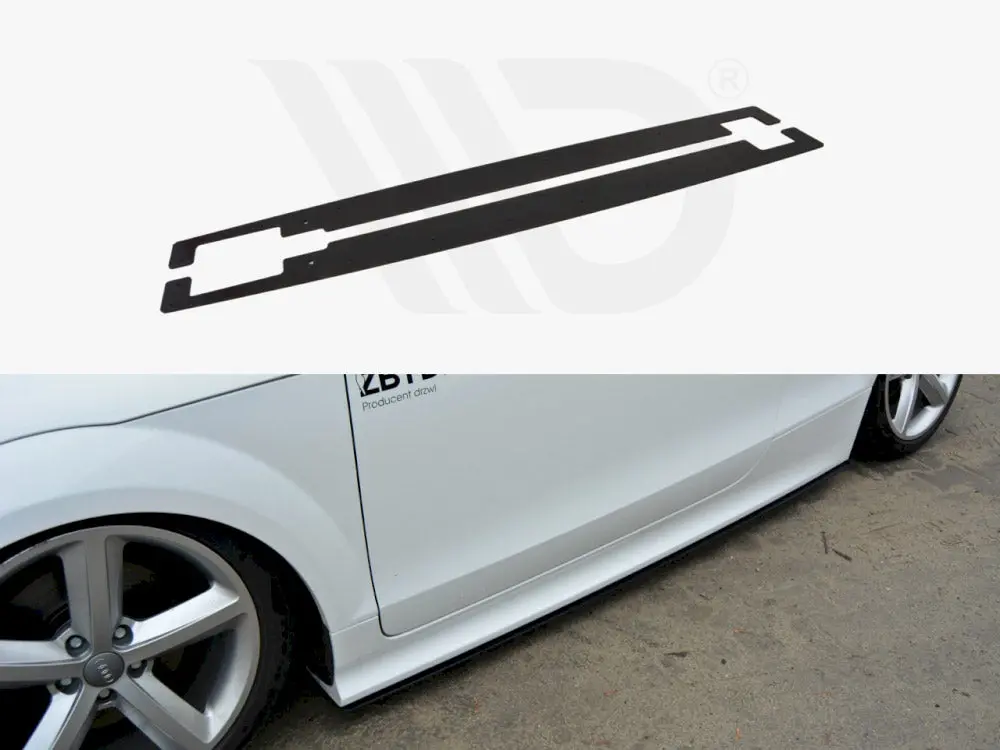 Racing Side Skirts Diffusers Audi Tt Mk2 Rs 1
