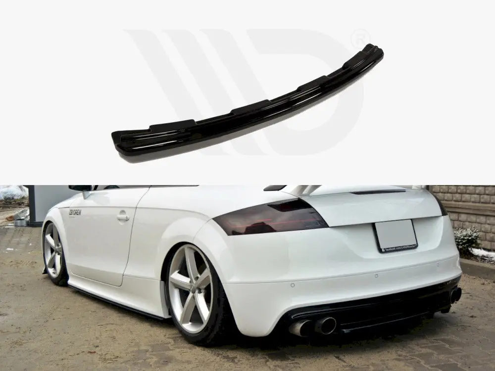 Maxton Design Central Rear Splitter (Vertical Bars) Audi Tt S 8J 1