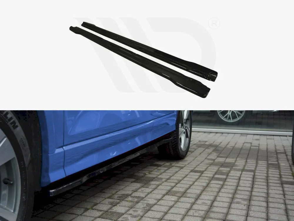 Maxton Design Side Skirts Splitters Audi Q2 Mk1 Sport 1