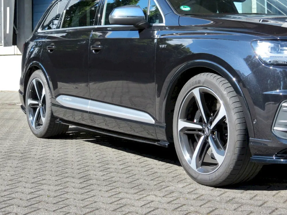 Maxton Design Side Skirts Diffusers Audi Sq7/ Q7 S Line Mk2 (2016-2020) 1