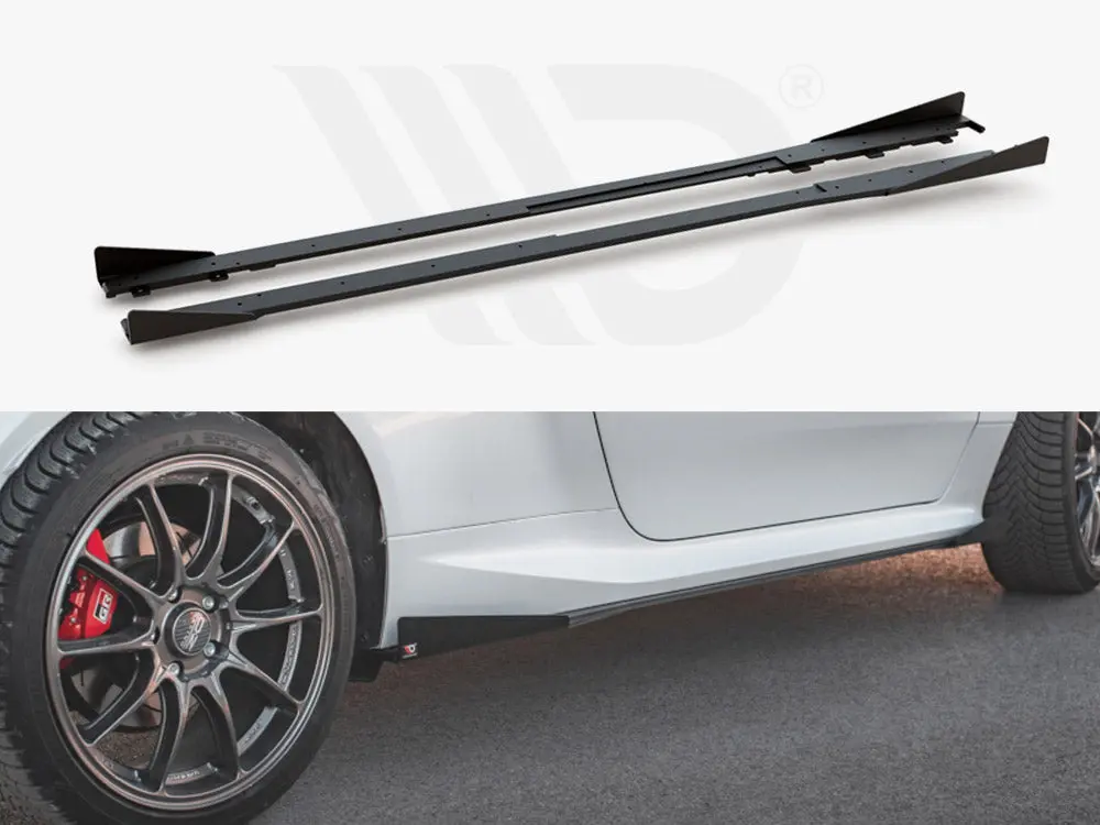 Maxton Design Racing Durability Side Skirts Diffusers (+Flaps) Toyota Gr Yaris Mk4 (2020-) 1
