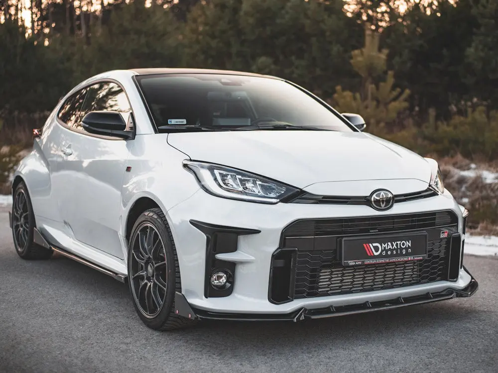 Maxton Design Front Splitter V.2 + Flaps Toyota Gr Yaris Mk4 2