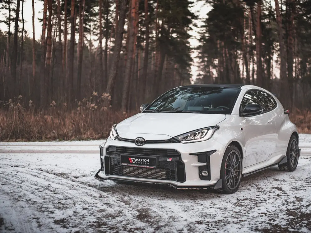 Maxton Design Front Splitter V.3 + Flaps Toyota Gr Yaris Mk4 2