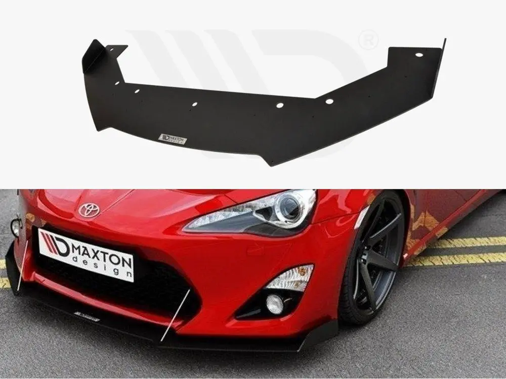 Maxton Design Front Racing Splitter Toyota Gt86 (With Wings) (2012-2016) 1