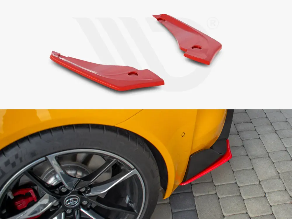 Maxton Design Rear Side Splitters V.2 Toyota Supra Mk5 (2019-) 1