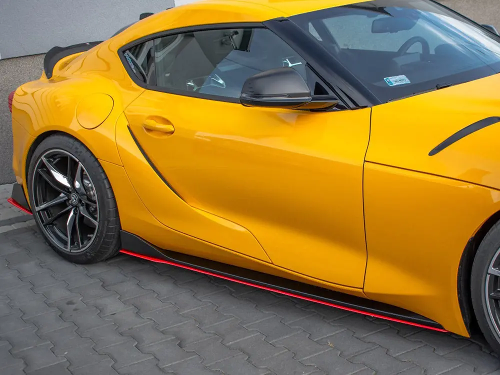 Maxton Design Rear Side Splitters V.2 Toyota Supra Mk5 (2019-) 2