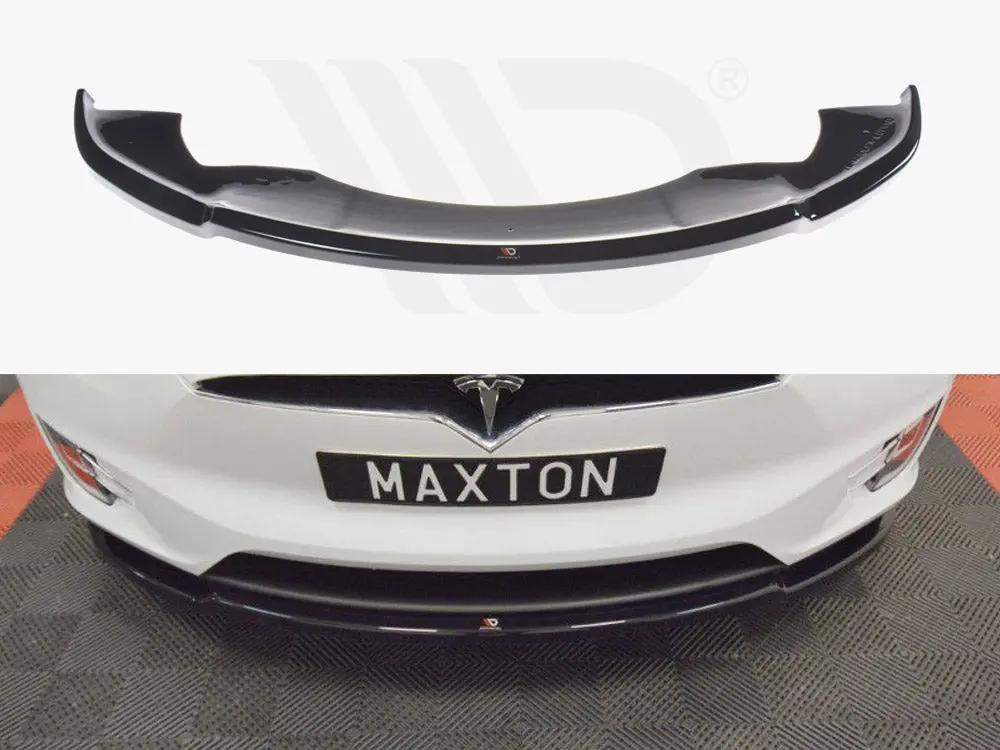 Maxton Design Front Splitter V.1 Tesla Model X (2015-) 1
