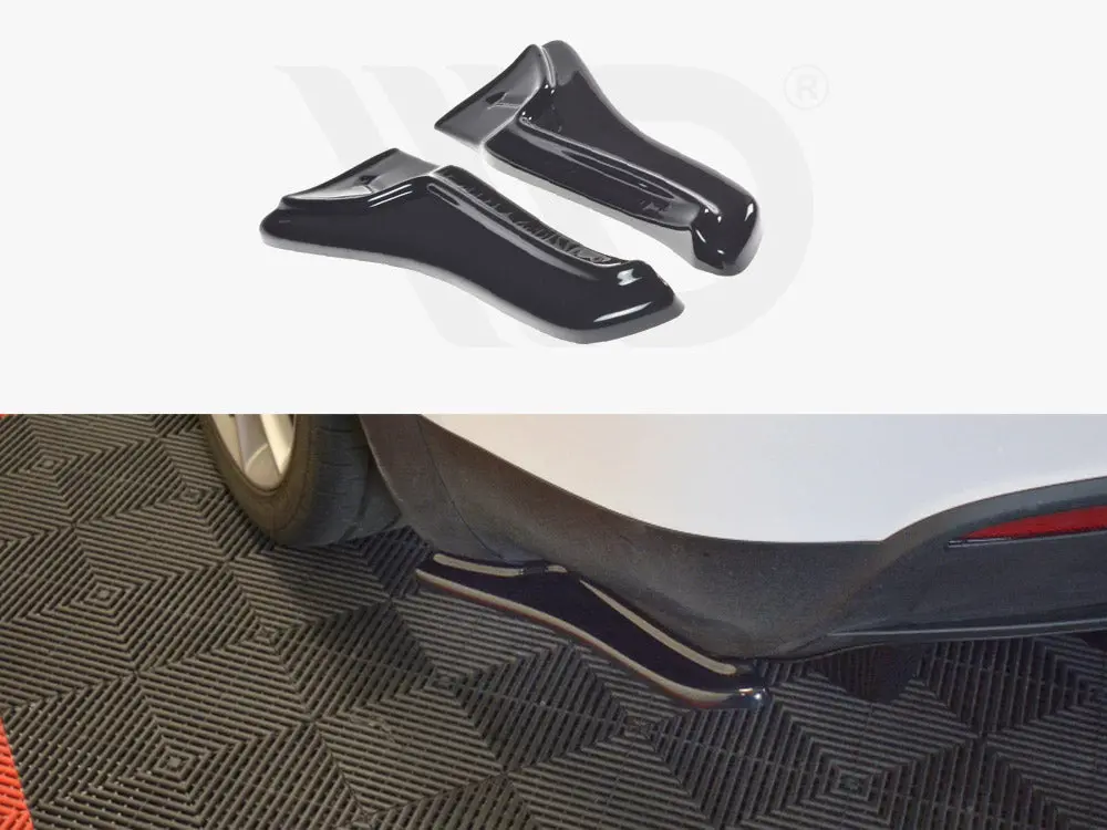Maxton Design Rear Side Splitters V.1 Tesla Model X (2015-) 1