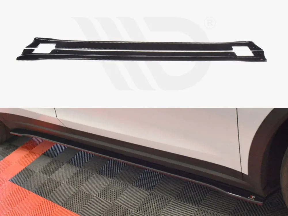 Maxton Design Side Skirts Diffusers V.2 Tesla Model X (2015-) 1