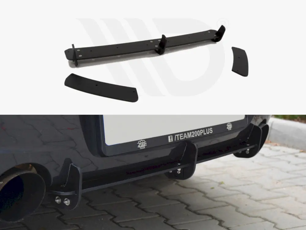 Maxton Design Bmw 1 F20/F21 M-Power Rear Diffuser & Rear Side Splitters (Preface) 1