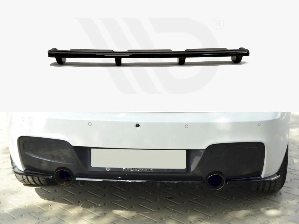 Maxton Design Central Rear Splitter (Vertical Bars) Bmw 1 F20/F21 M-Power 1