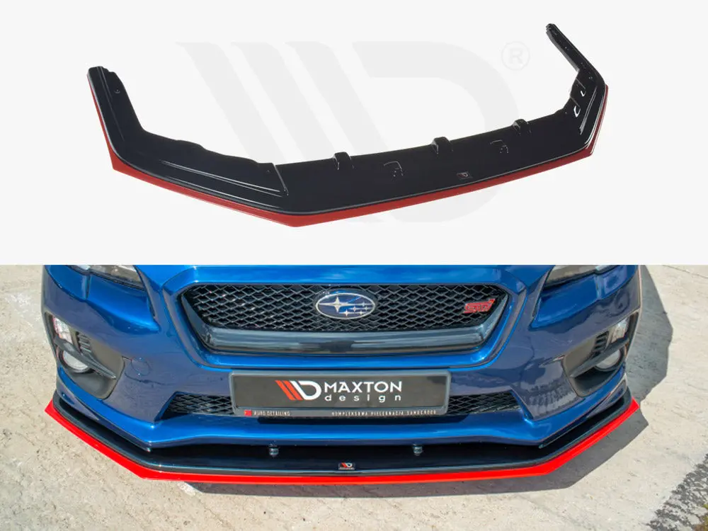 Maxton Design Front Splitter V.4 Subaru Wrx Sti 1
