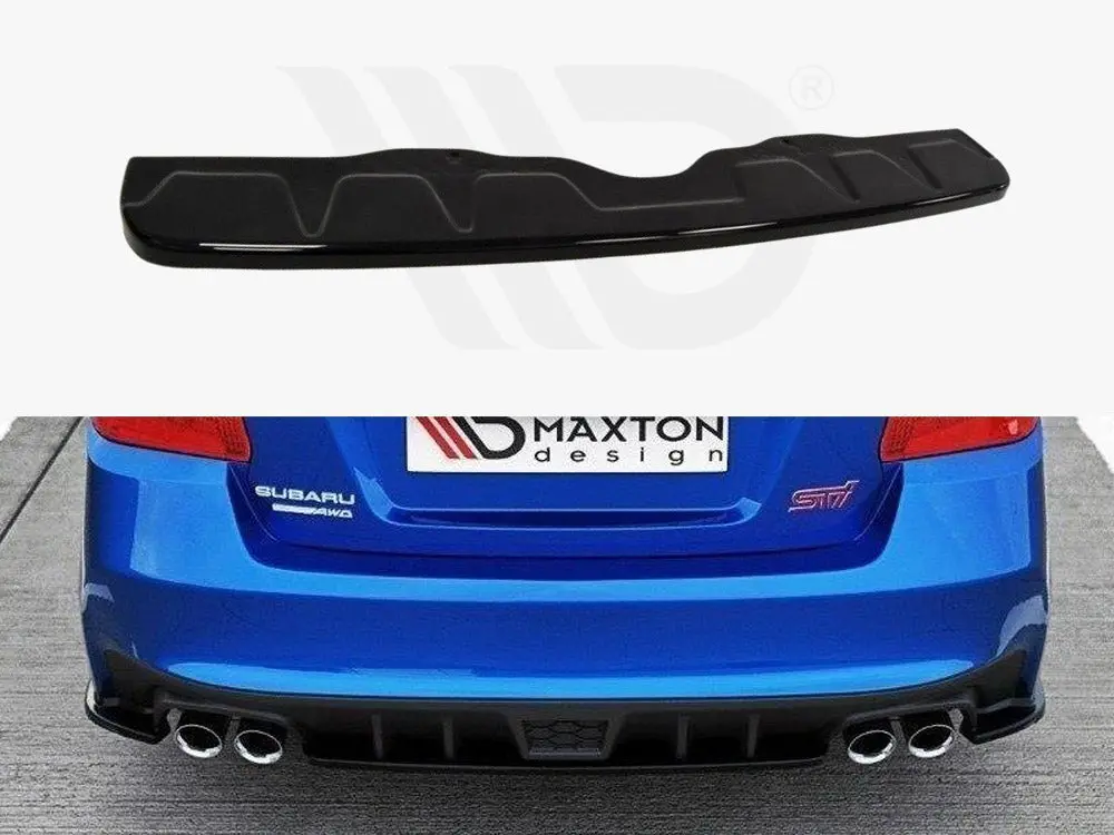 Maxton Design Central Rear Splitter Subaru Wrx Sti 1