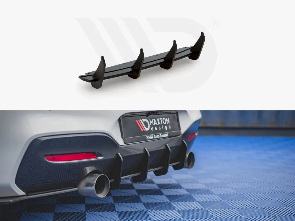 Maxton Design Racing Durability Rear Diffuser V3 Bmw M140i (2016-2019) 1