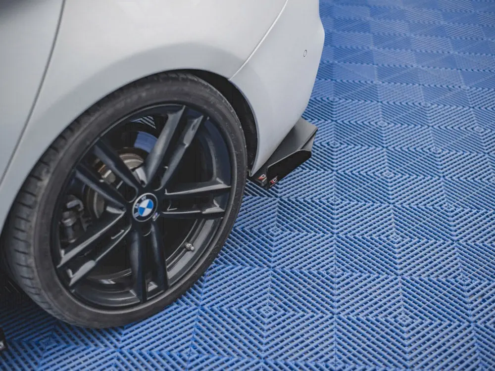 Maxton Design Racing Durability Rear Side Splitters V2 (+Flaps) Bmw 1 F20 M140i (2017-2019) 2
