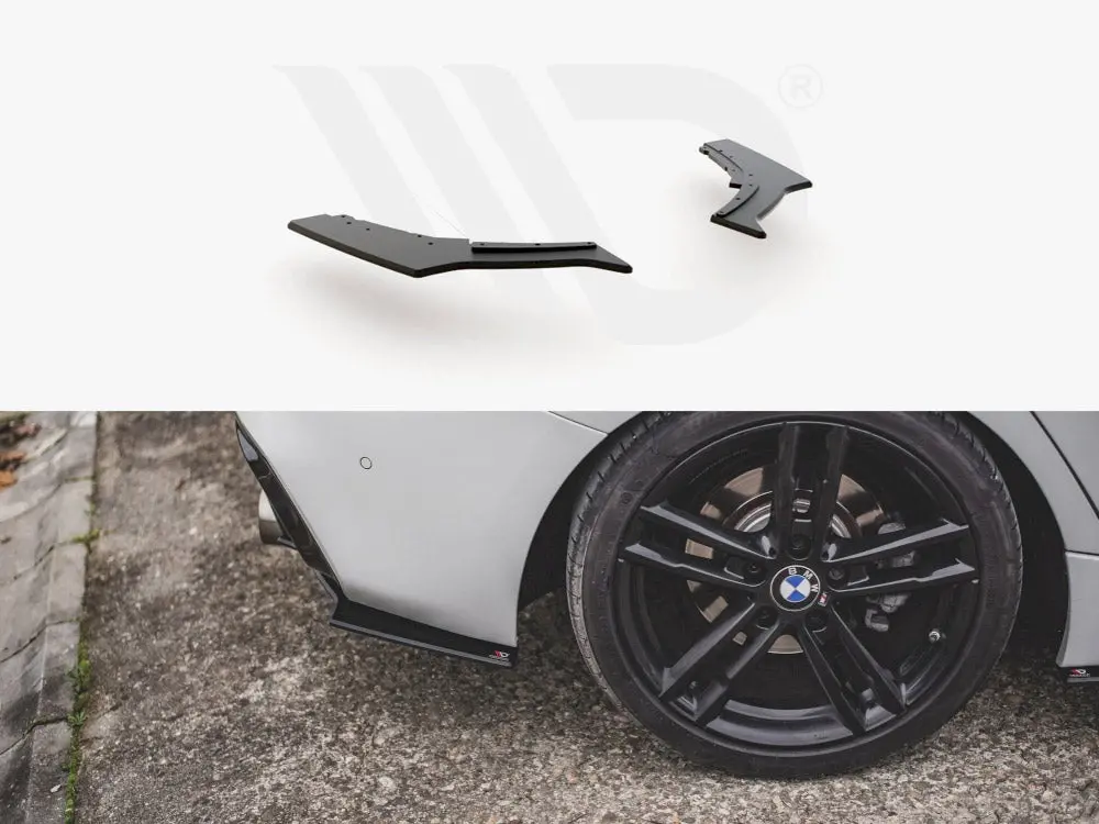 Maxton Design Racing Durability Rear Side Splitters V3 Bmw 1 F20 M140i (2017-2019) 1
