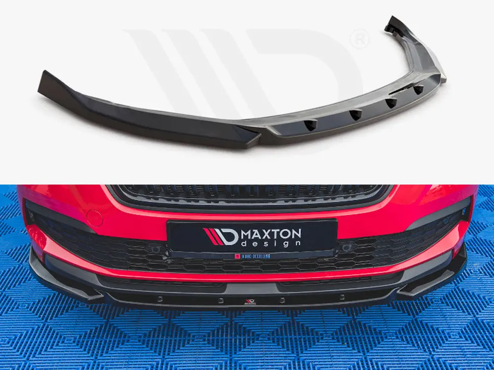 Maxton Design Front Splitter V1 Skoda Kamiq (2019-) 1