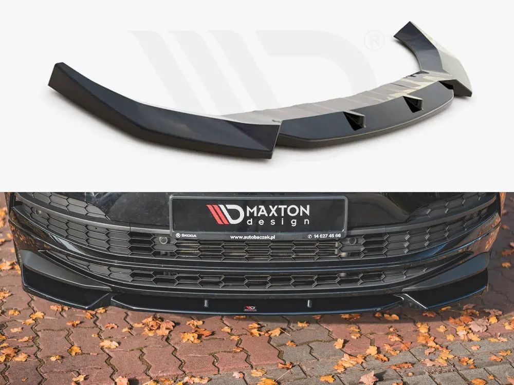Maxton Design Front Splitter Skoda Karoq Sportline 1