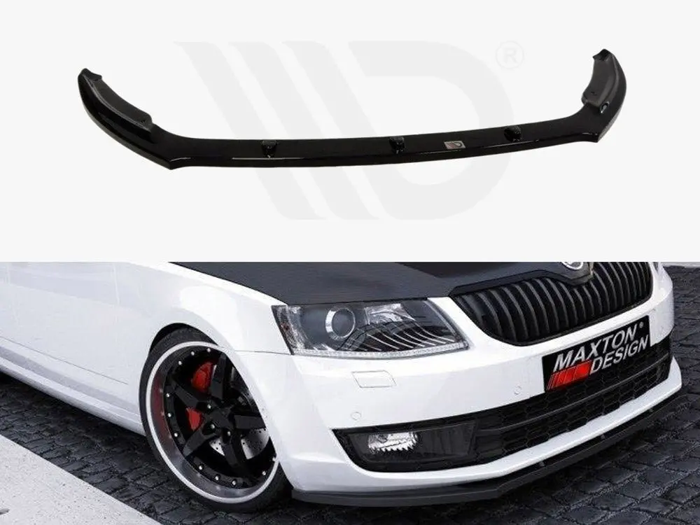 Maxton Design Front Splitter V.2 Skoda Octavia Iii 1